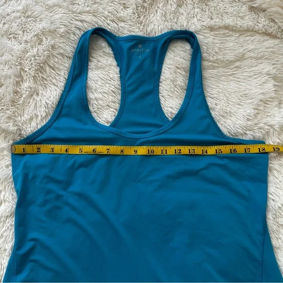 Athleta Chi Women’s Blue Tank Top Size: Large - Picture 4 of 7